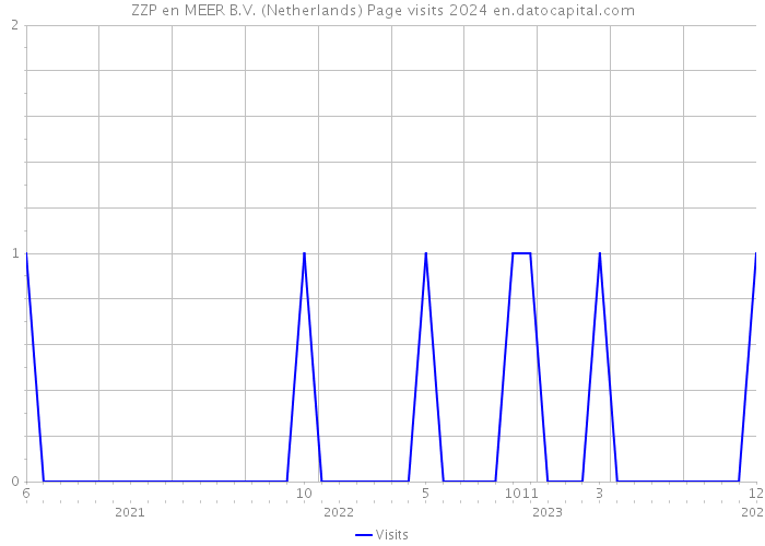 ZZP en MEER B.V. (Netherlands) Page visits 2024 