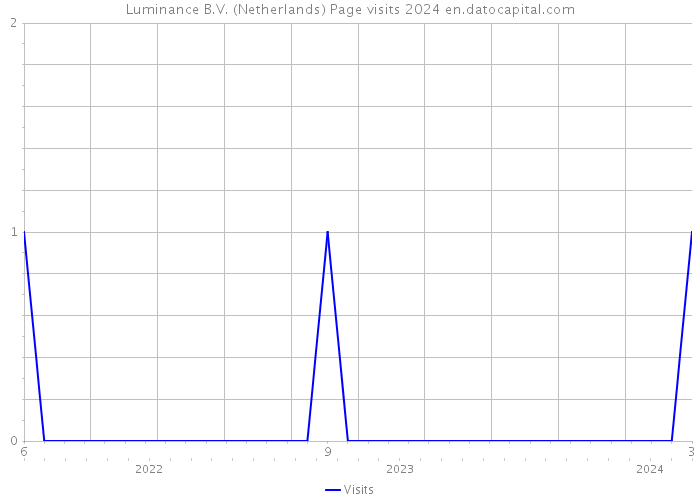 Luminance B.V. (Netherlands) Page visits 2024 