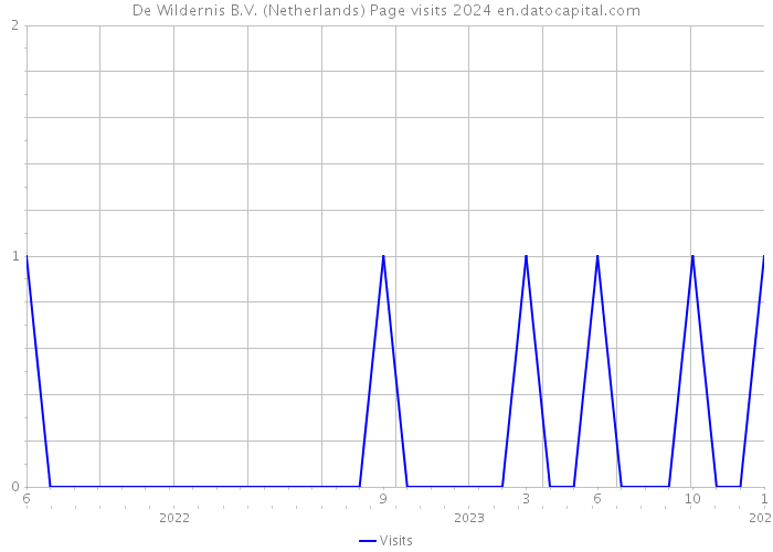 De Wildernis B.V. (Netherlands) Page visits 2024 