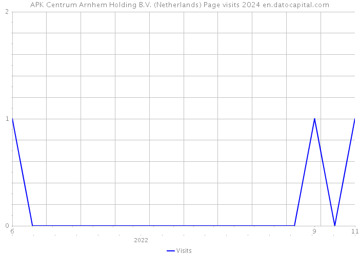 APK Centrum Arnhem Holding B.V. (Netherlands) Page visits 2024 