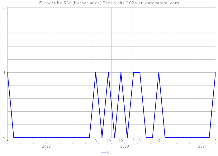 Eurocaribe B.V. (Netherlands) Page visits 2024 
