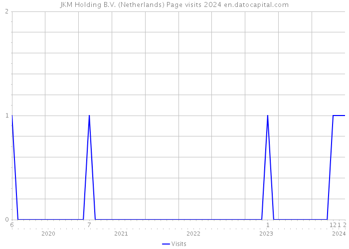 JKM Holding B.V. (Netherlands) Page visits 2024 
