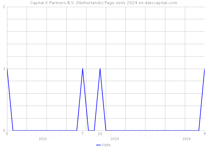 Capital K Partners B.V. (Netherlands) Page visits 2024 