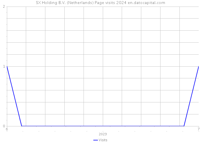SX Holding B.V. (Netherlands) Page visits 2024 