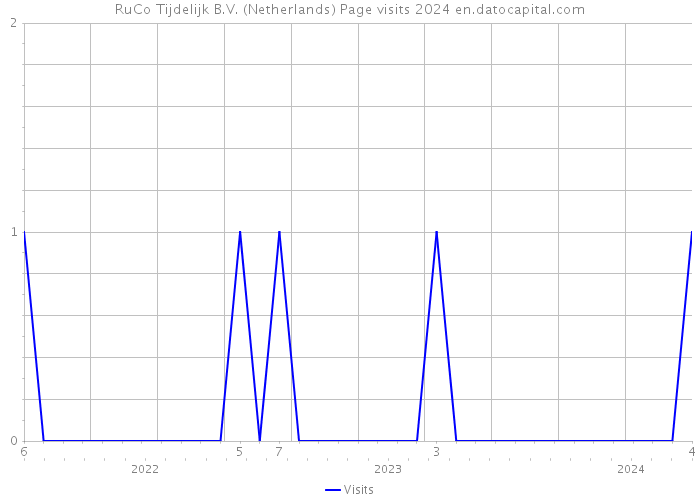 RuCo Tijdelijk B.V. (Netherlands) Page visits 2024 