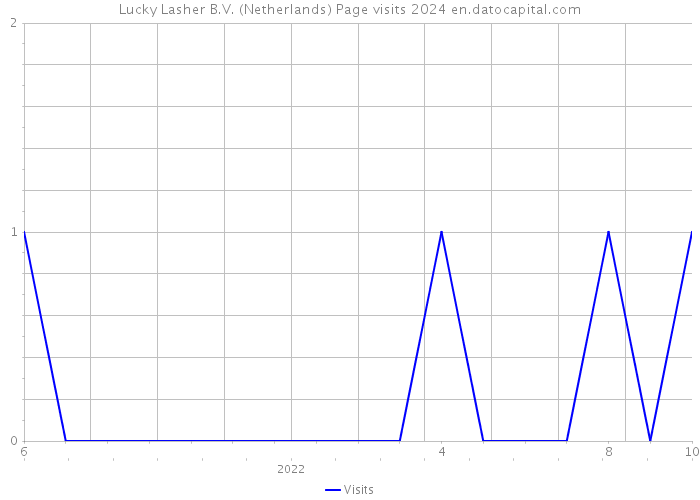 Lucky Lasher B.V. (Netherlands) Page visits 2024 