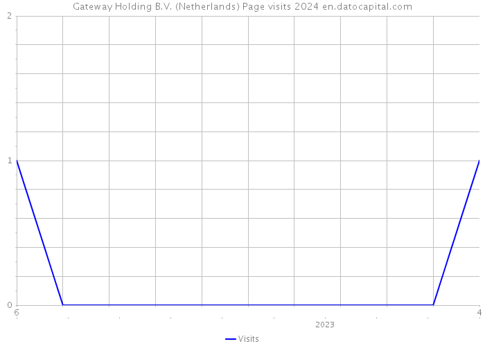 Gateway Holding B.V. (Netherlands) Page visits 2024 