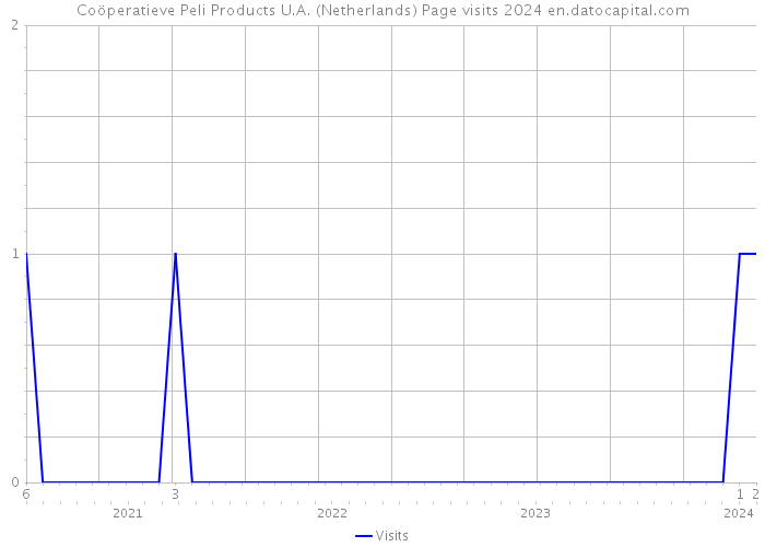 Coöperatieve Peli Products U.A. (Netherlands) Page visits 2024 