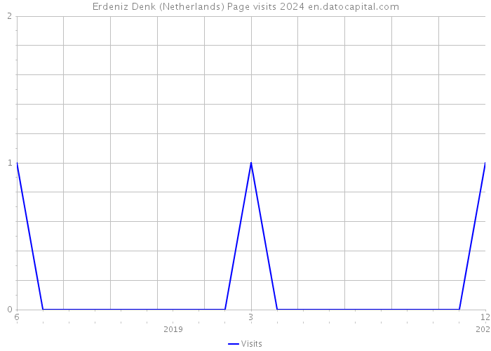 Erdeniz Denk (Netherlands) Page visits 2024 
