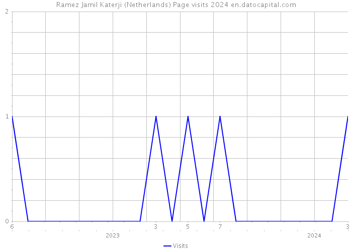 Ramez Jamil Katerji (Netherlands) Page visits 2024 