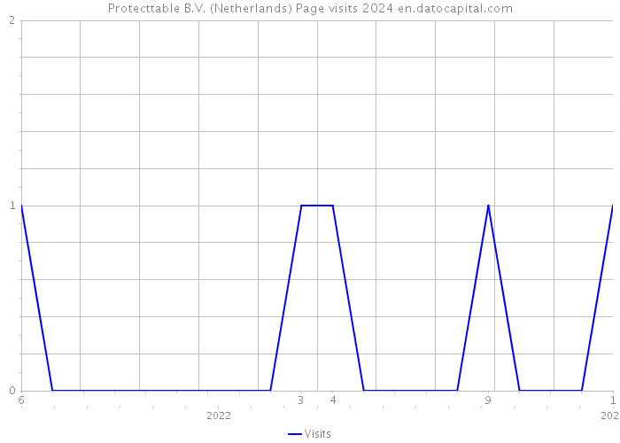 Protecttable B.V. (Netherlands) Page visits 2024 
