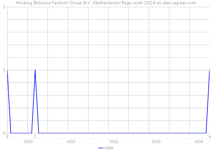 Holding Bellezza Fashion Group B.V. (Netherlands) Page visits 2024 