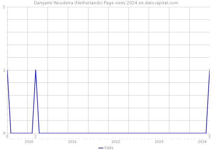 Damjanti Woudstra (Netherlands) Page visits 2024 