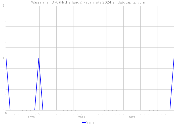 Wasserman B.V. (Netherlands) Page visits 2024 