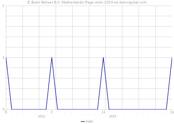 E. Buter Beheer B.V. (Netherlands) Page visits 2024 