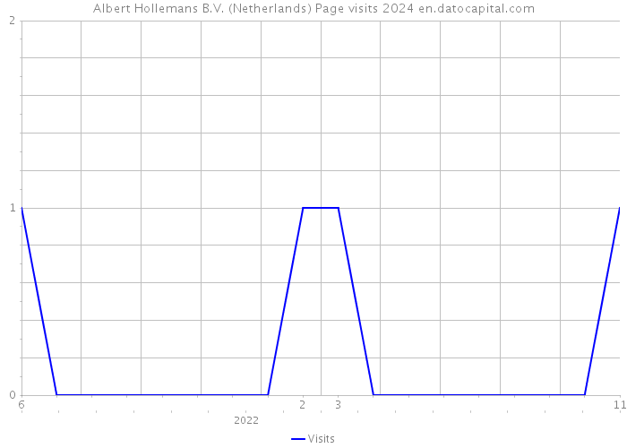 Albert Hollemans B.V. (Netherlands) Page visits 2024 