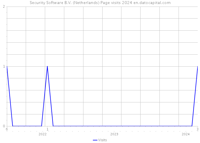 Security Software B.V. (Netherlands) Page visits 2024 