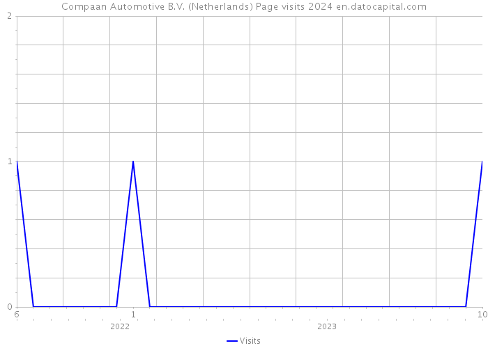 Compaan Automotive B.V. (Netherlands) Page visits 2024 