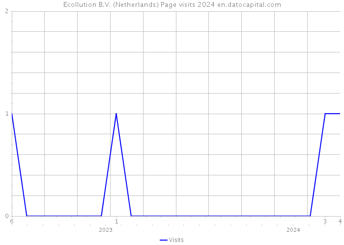 Ecollution B.V. (Netherlands) Page visits 2024 