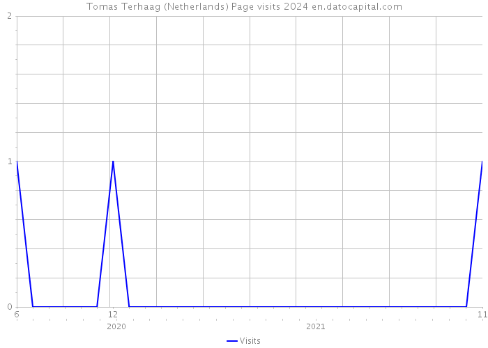 Tomas Terhaag (Netherlands) Page visits 2024 