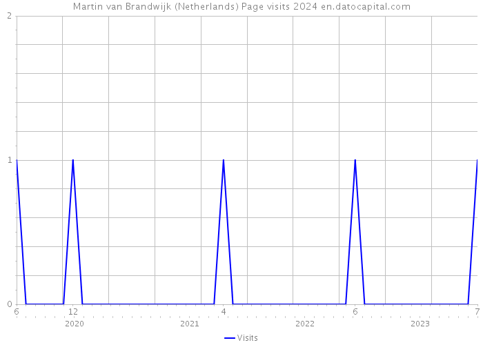 Martin van Brandwijk (Netherlands) Page visits 2024 