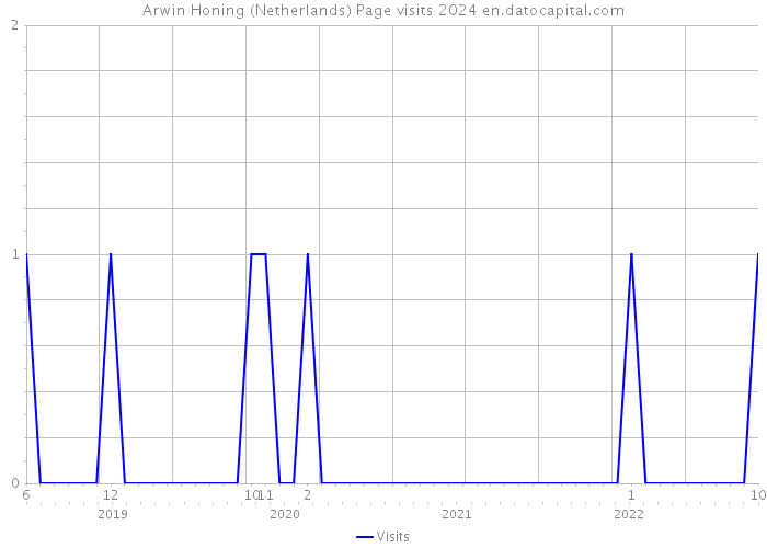 Arwin Honing (Netherlands) Page visits 2024 