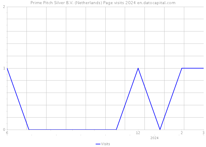 Prime Pitch Silver B.V. (Netherlands) Page visits 2024 
