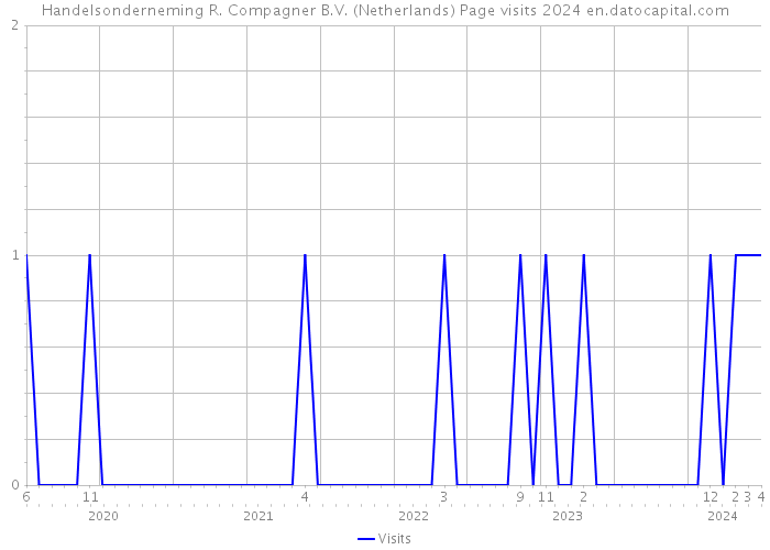 Handelsonderneming R. Compagner B.V. (Netherlands) Page visits 2024 