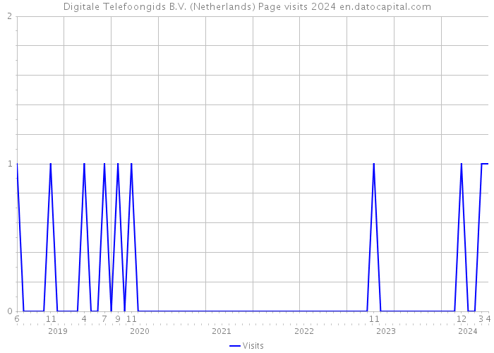 Digitale Telefoongids B.V. (Netherlands) Page visits 2024 