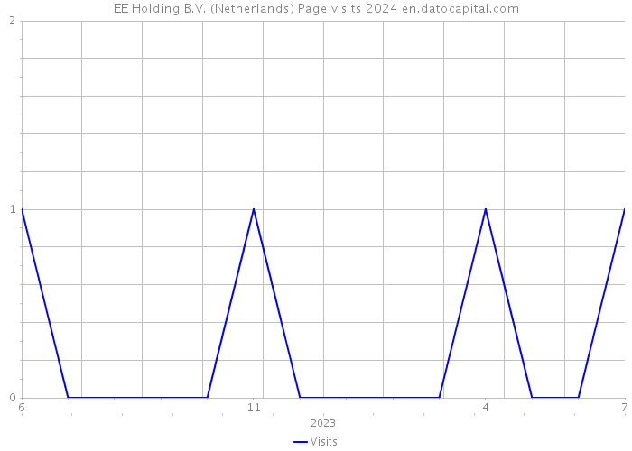 EE Holding B.V. (Netherlands) Page visits 2024 