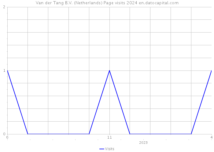 Van der Tang B.V. (Netherlands) Page visits 2024 