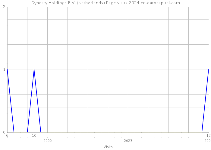 Dynasty Holdings B.V. (Netherlands) Page visits 2024 