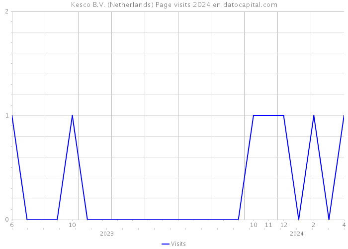 Kesco B.V. (Netherlands) Page visits 2024 