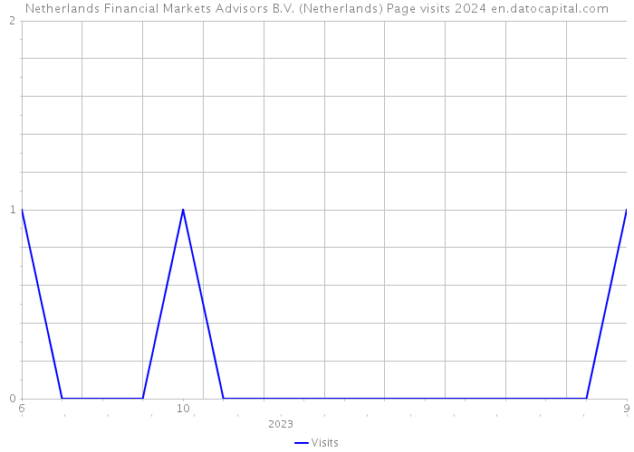 Netherlands Financial Markets Advisors B.V. (Netherlands) Page visits 2024 