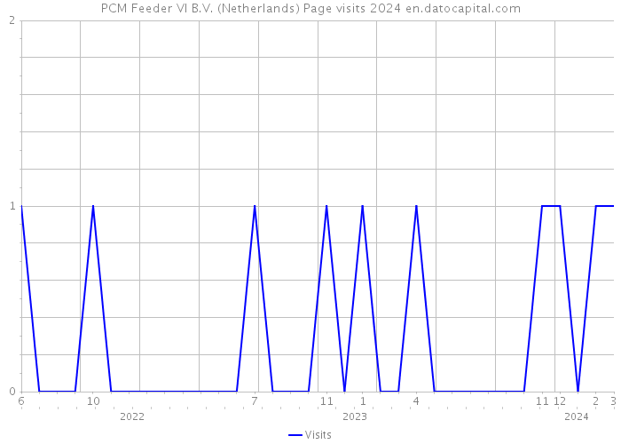 PCM Feeder VI B.V. (Netherlands) Page visits 2024 