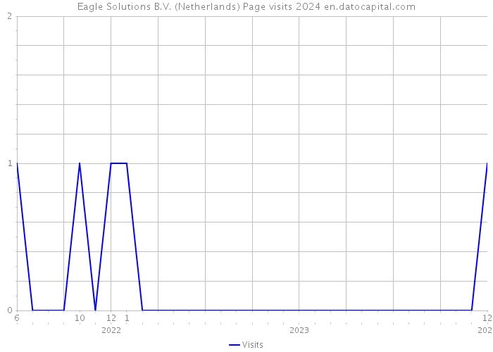 Eagle Solutions B.V. (Netherlands) Page visits 2024 