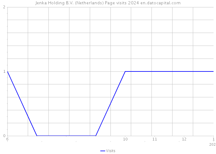 Jenka Holding B.V. (Netherlands) Page visits 2024 