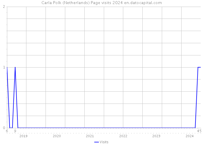 Carla Polk (Netherlands) Page visits 2024 