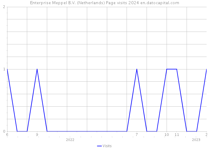 Enterprise Meppel B.V. (Netherlands) Page visits 2024 