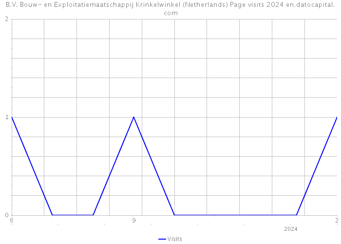 B.V. Bouw- en Exploitatiemaatschappij Krinkelwinkel (Netherlands) Page visits 2024 