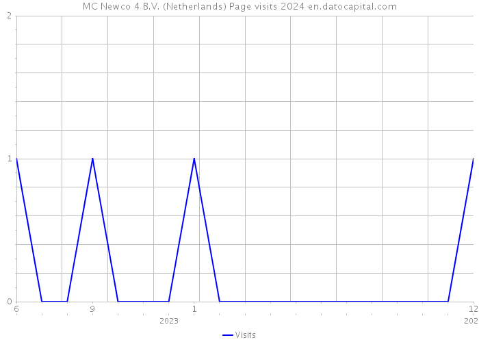 MC Newco 4 B.V. (Netherlands) Page visits 2024 