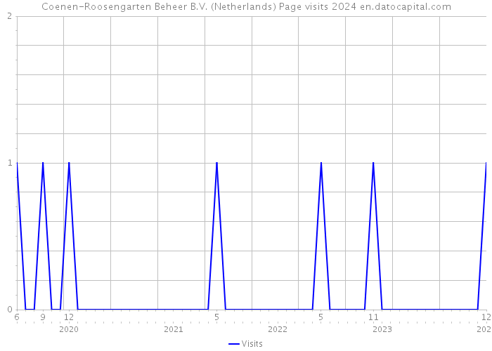 Coenen-Roosengarten Beheer B.V. (Netherlands) Page visits 2024 
