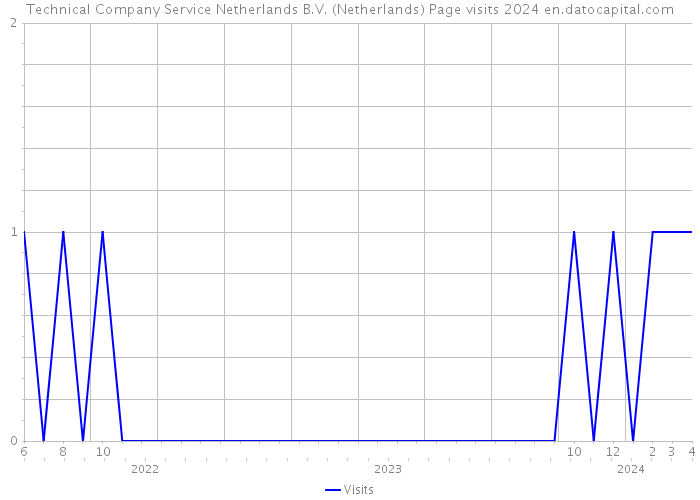 Technical Company Service Netherlands B.V. (Netherlands) Page visits 2024 
