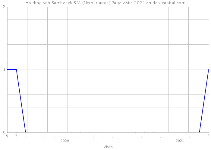 Holding van Sambeeck B.V. (Netherlands) Page visits 2024 