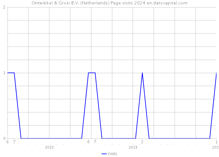 Ontwikkel & Groei B.V. (Netherlands) Page visits 2024 