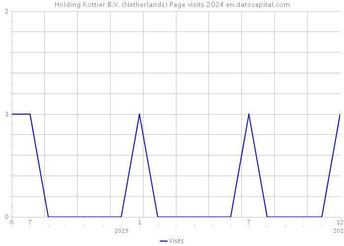 Holding Kottier B.V. (Netherlands) Page visits 2024 