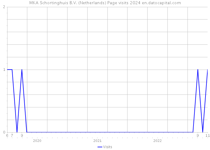 MKA Schortinghuis B.V. (Netherlands) Page visits 2024 