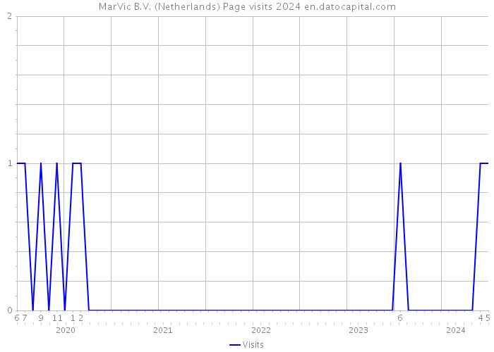 MarVic B.V. (Netherlands) Page visits 2024 
