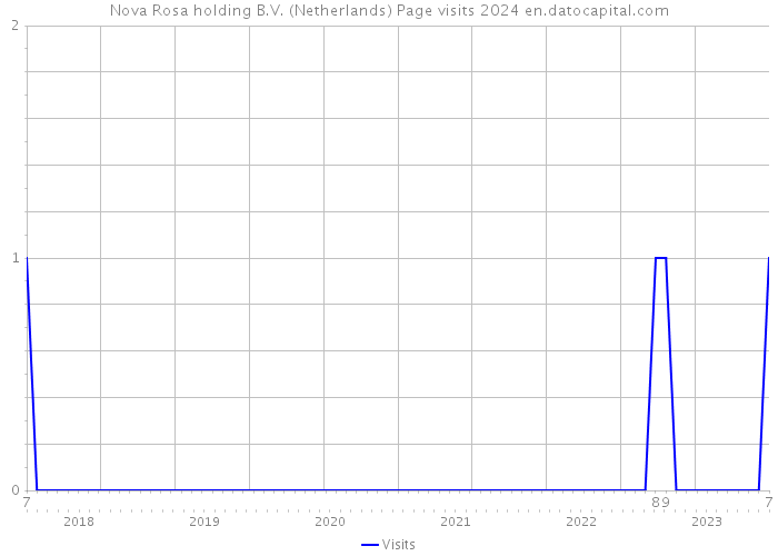 Nova Rosa holding B.V. (Netherlands) Page visits 2024 