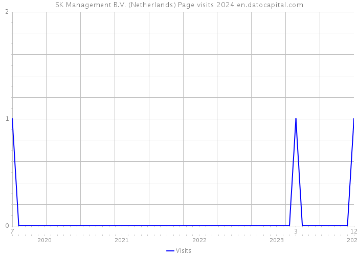 SK Management B.V. (Netherlands) Page visits 2024 